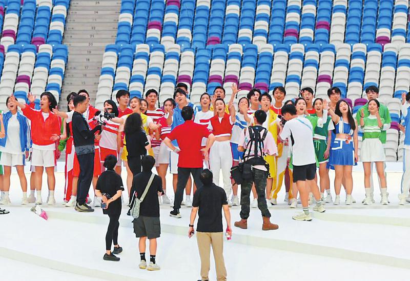 近日，成都大運會開幕式彩排在東安湖體育公園舉行。四川日報全媒體記者 華小峰 攝.jpg
